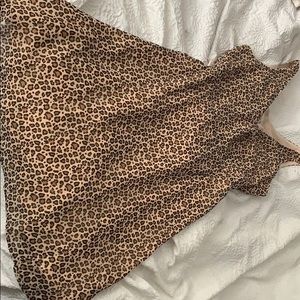 Leopard faux wrap